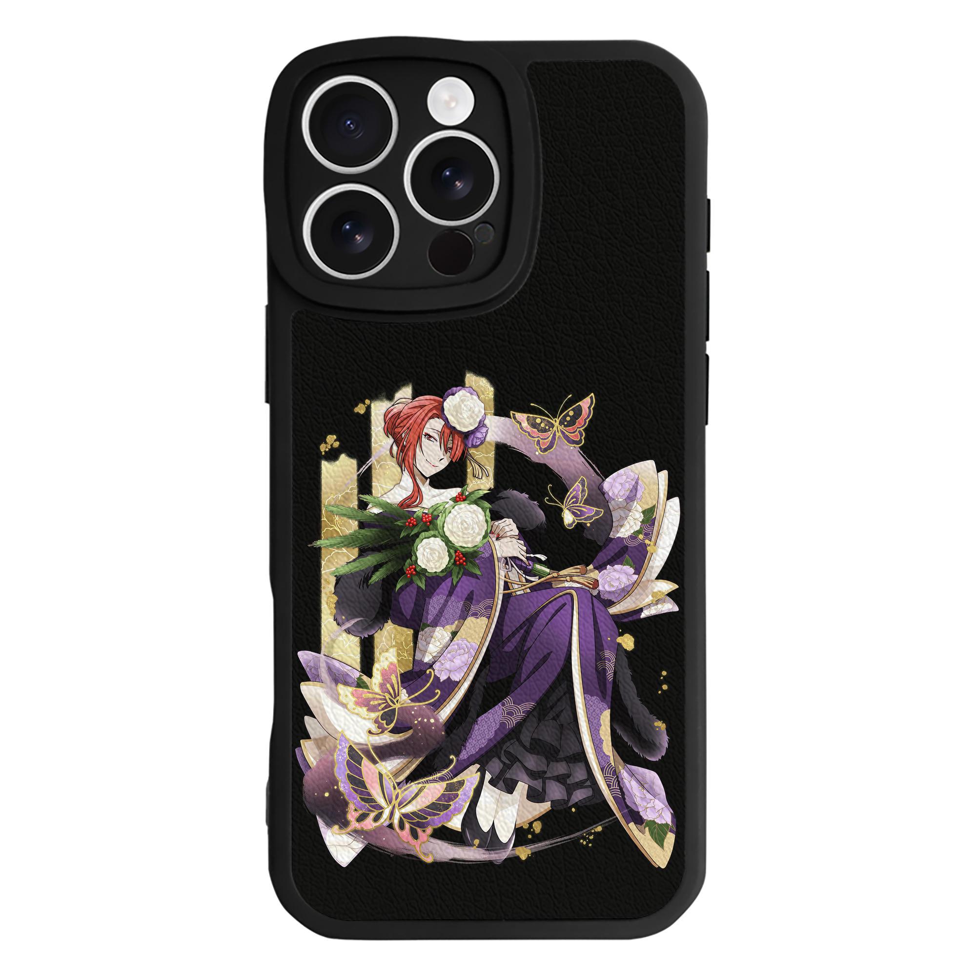 （画像用） 文豪ストレイドッグス Bungo Stray Dogs 【iPhone 16シリーズ対応】シリコンスマホケース（レザー調） 材質：シリコン